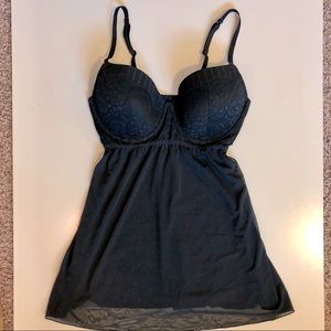 Auden Black Negligee NWOT